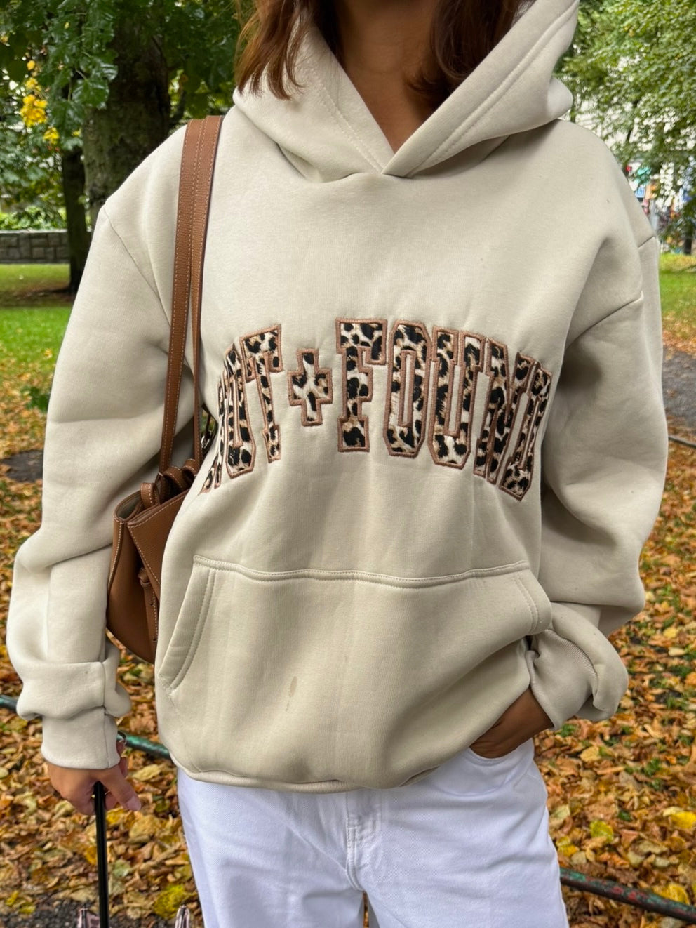 NOT + FOUND - leopard hoodie