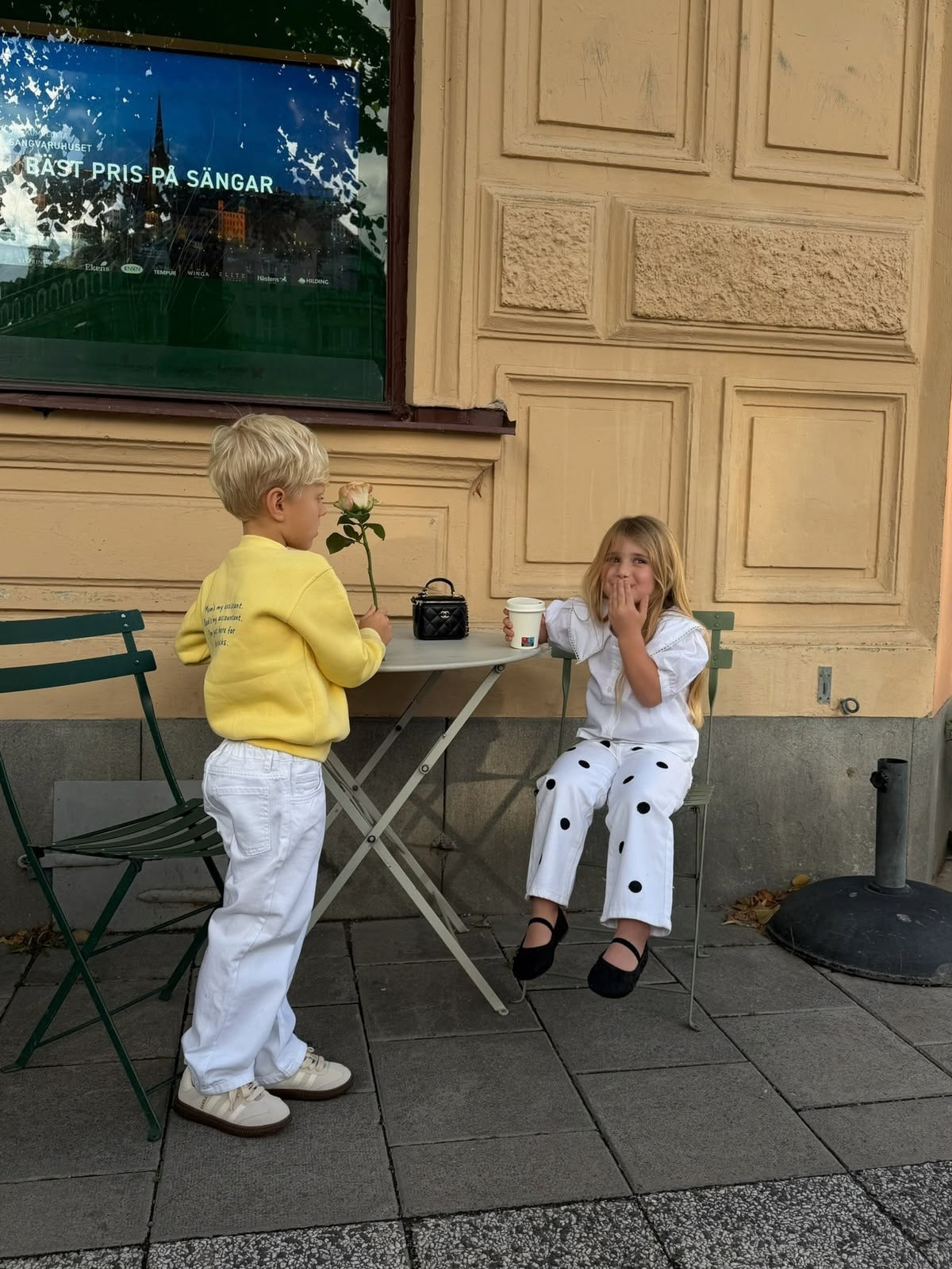 white jeans