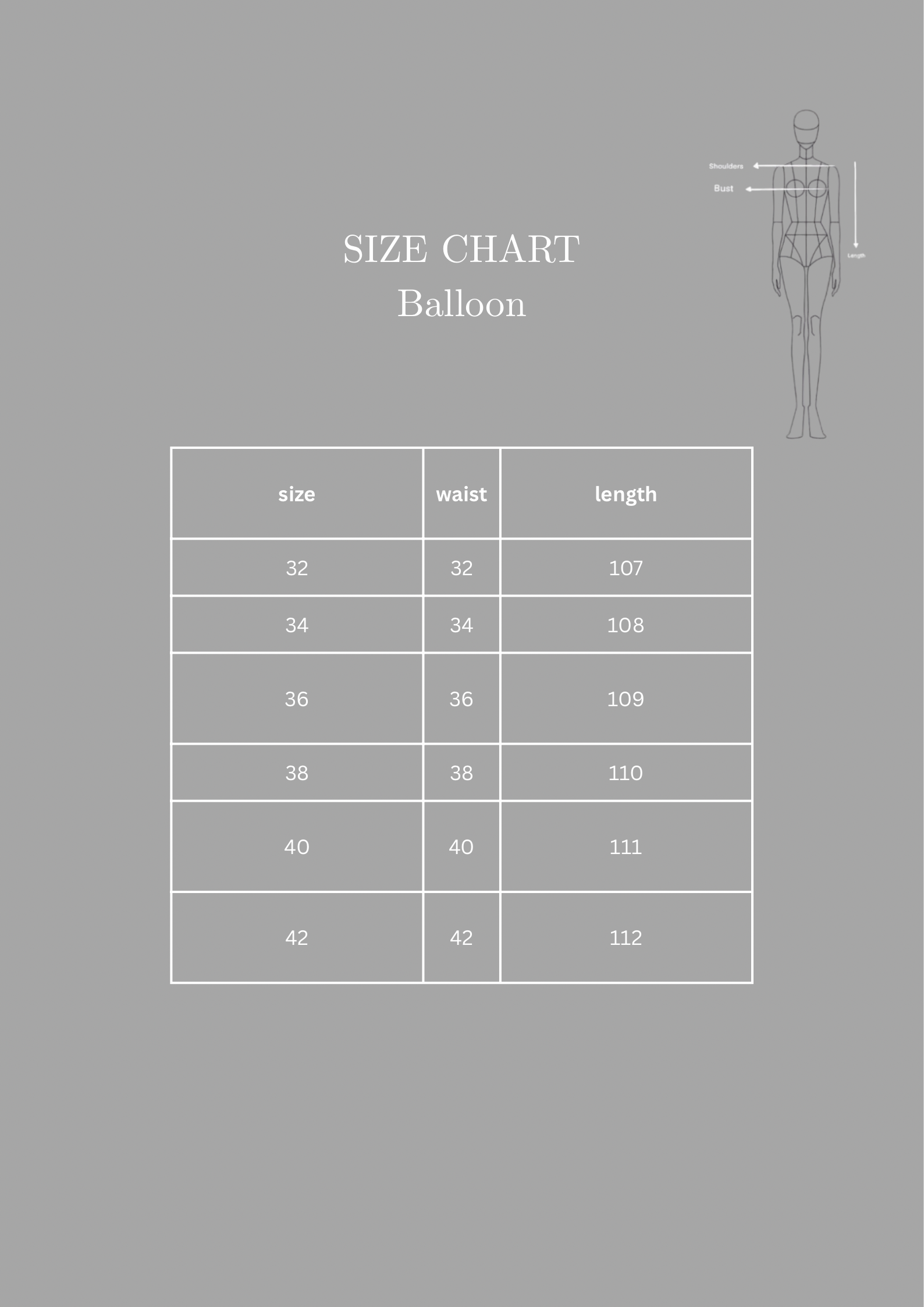 Size Guide