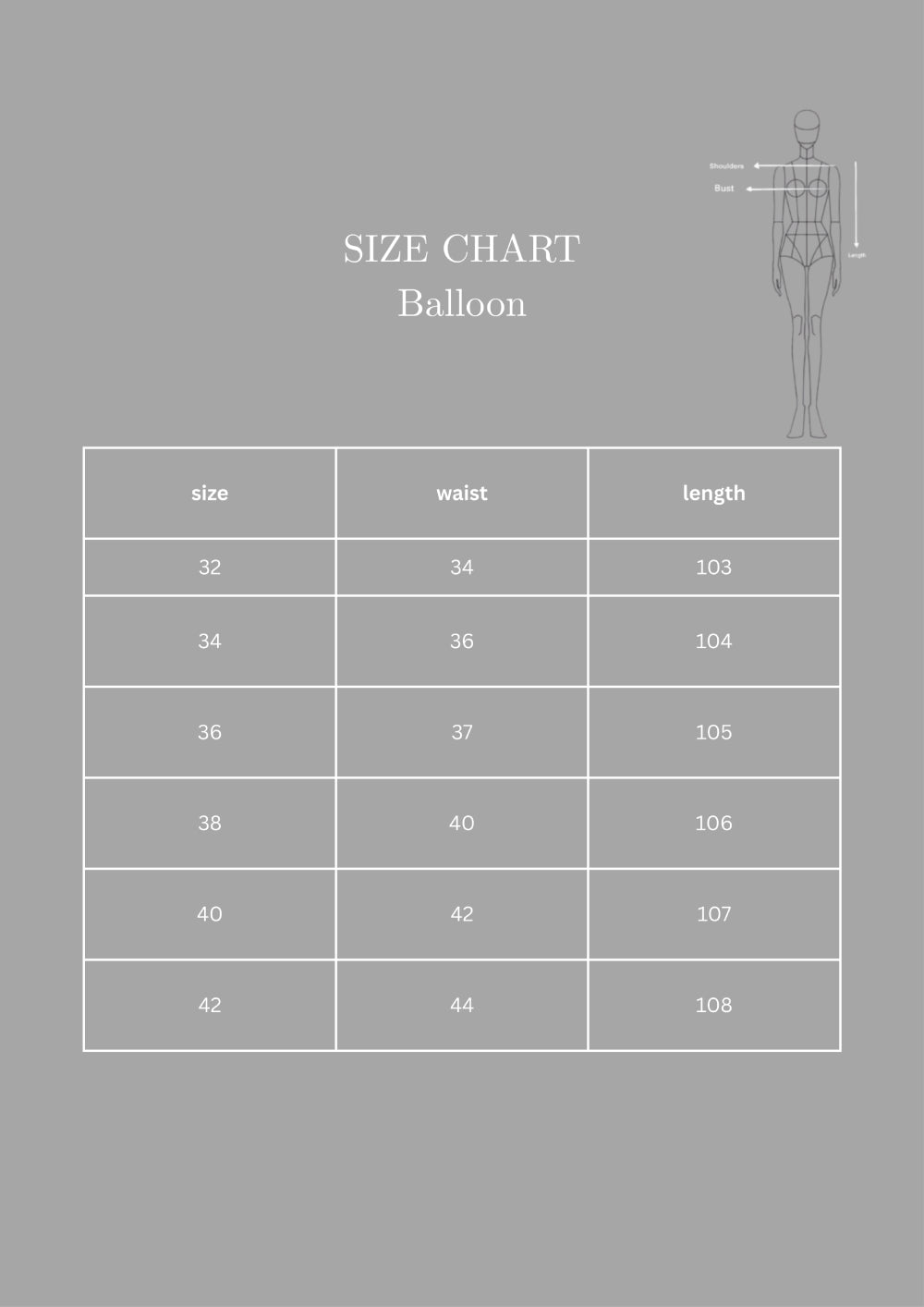 Size Guide