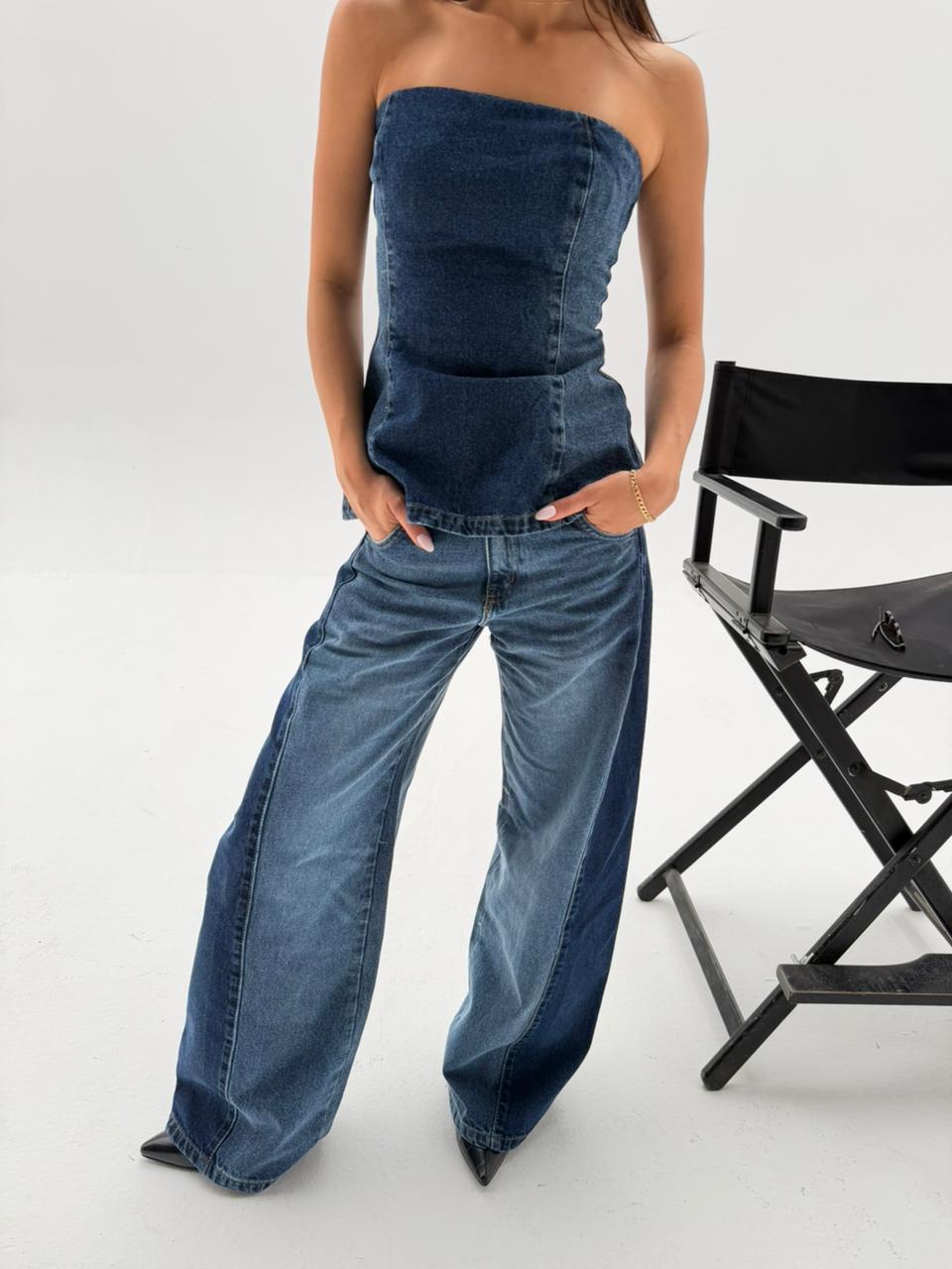 TWO-TONE PANTS