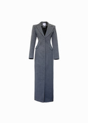 GREY WOOL COAT
