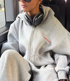 sweat jacket - grey