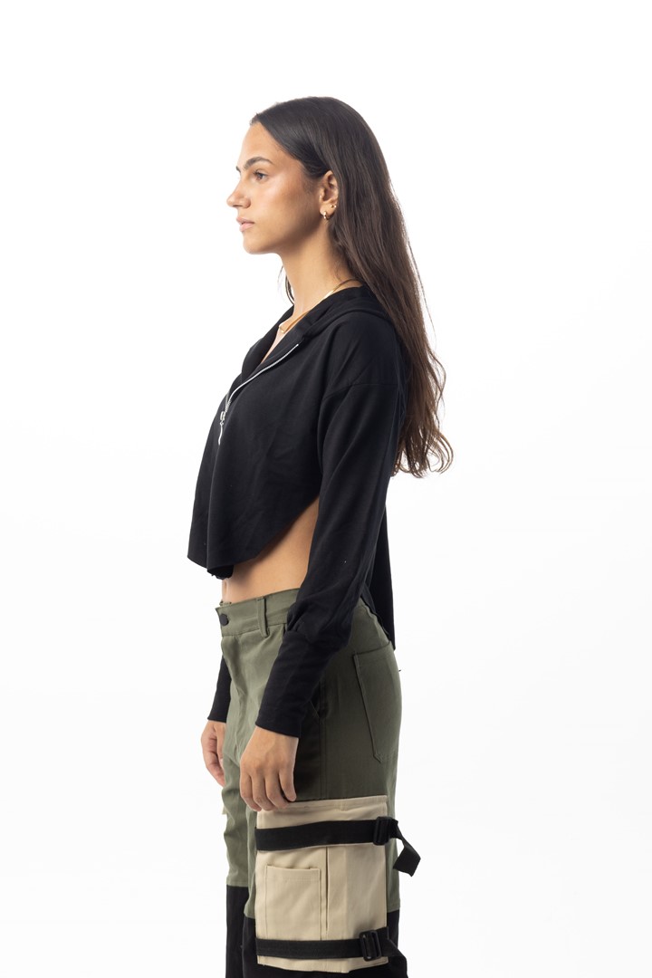 black ripped jacket