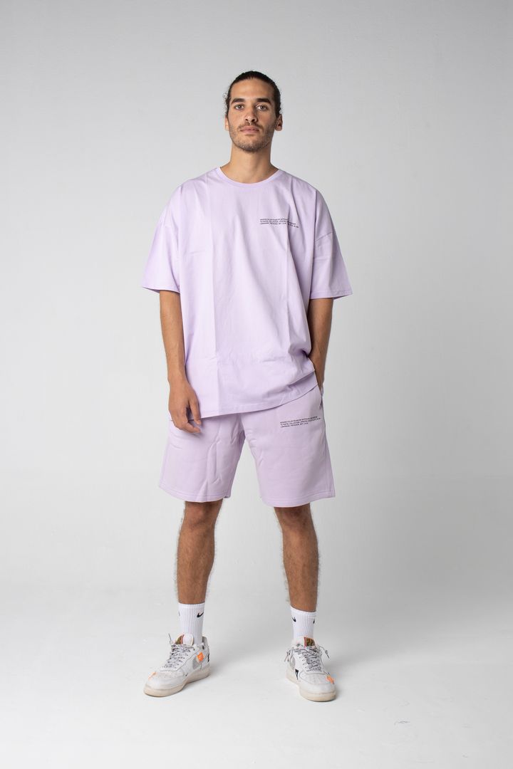 lilac long shorts