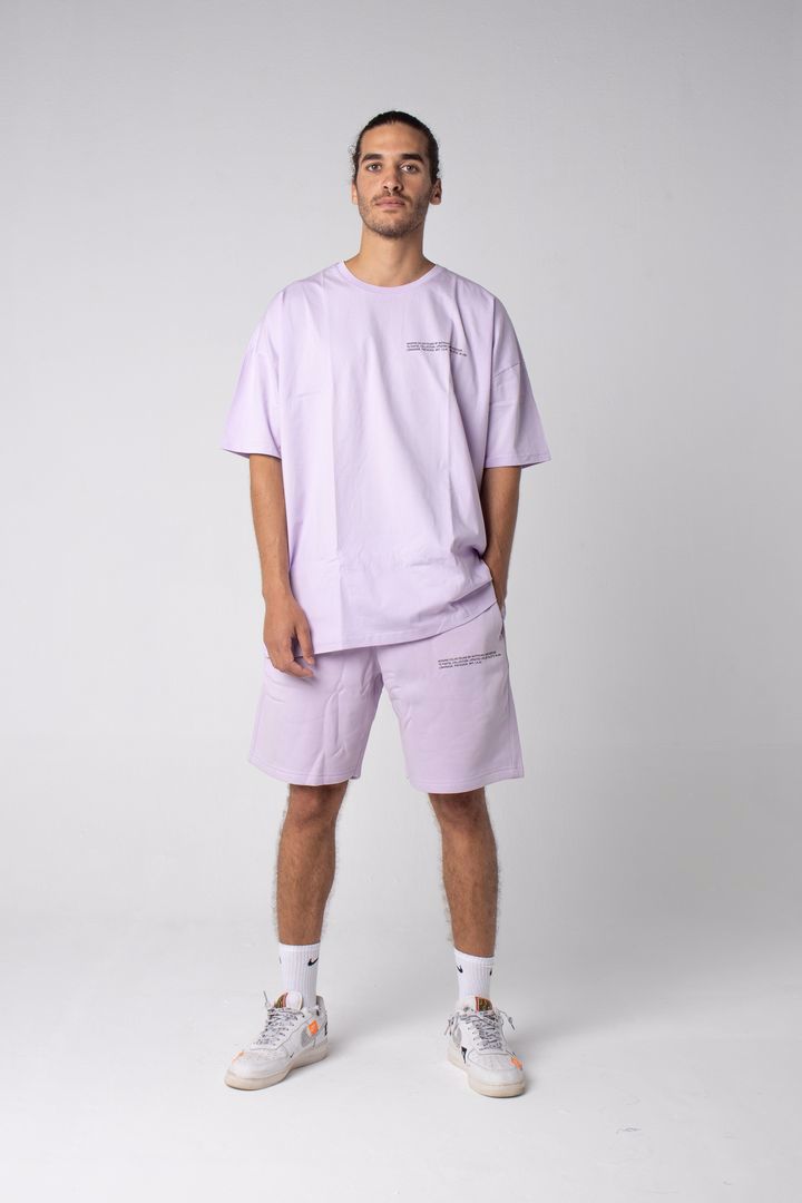 lilac long shorts