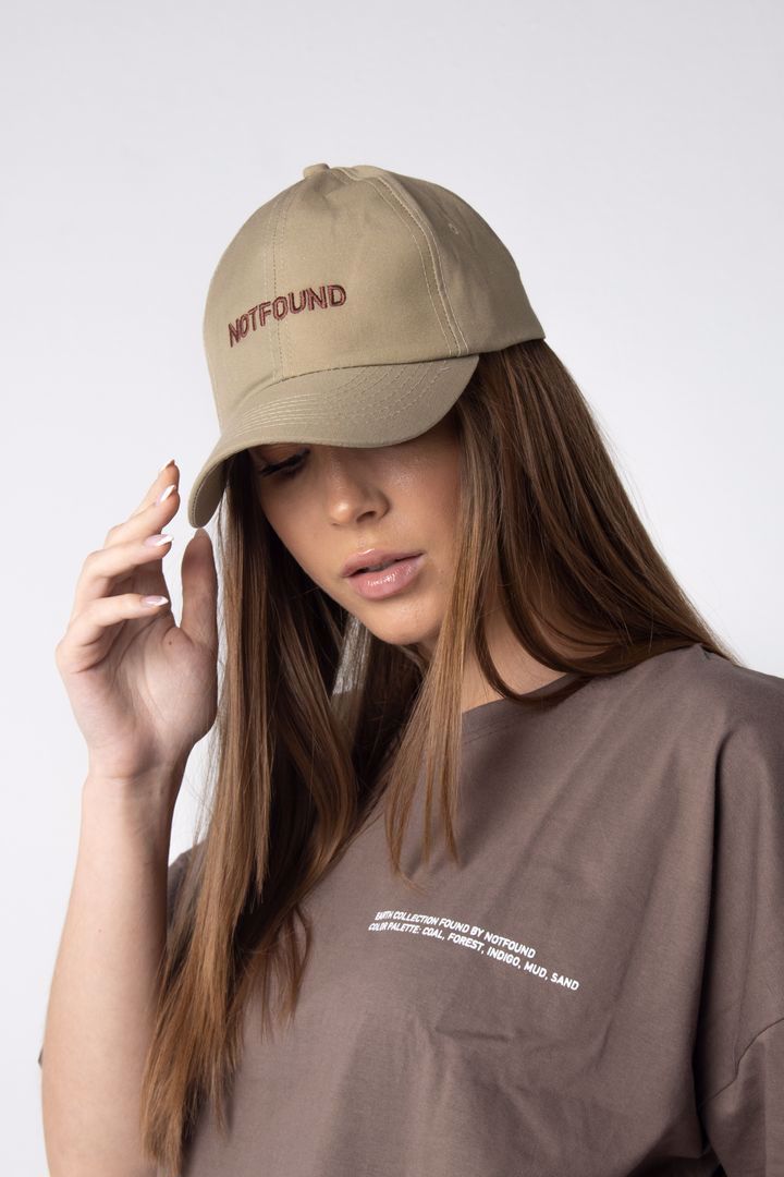 beige cap